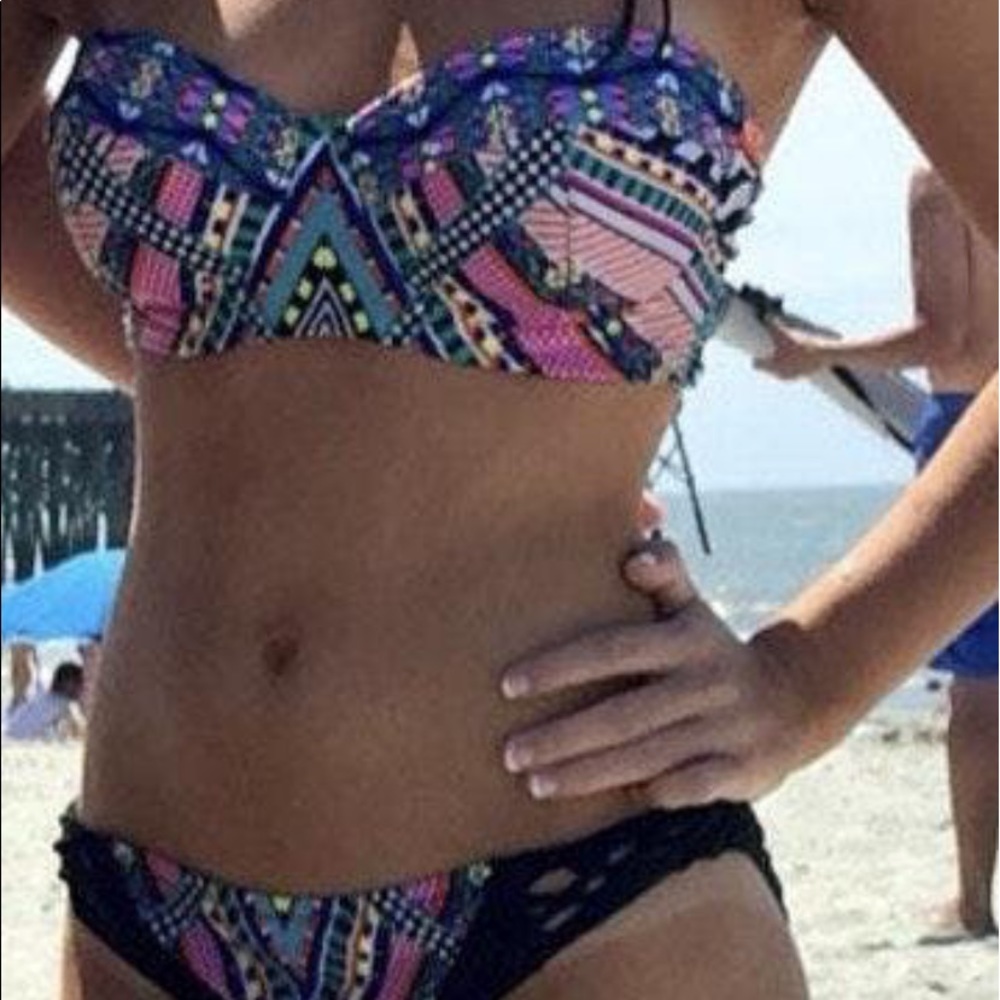 Jessica Simpson Multicolored Bikini